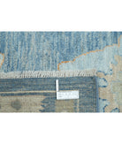 Oushak 10'4'' X 13'9'' Hand-Knotted Wool Rug 10'4'' x 13'9'' (310 X 413) / Blue / Ivory