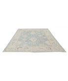 Oushak 7'9'' X 9'5'' Hand-Knotted Wool Rug 7'9'' x 9'5'' (233 X 283) / Grey / Silver