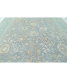 Oushak 12'0'' X 15'8'' Hand-Knotted Wool Rug 12'0'' x 15'8'' (360 X 470) / Grey / Green