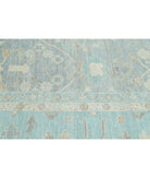 Oushak 12'0'' X 15'8'' Hand-Knotted Wool Rug 12'0'' x 15'8'' (360 X 470) / Grey / Green