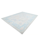 Oushak 10'3'' X 14'2'' Hand-Knotted Wool Rug 10'3'' x 14'2'' (308 X 425) / Grey / Blue