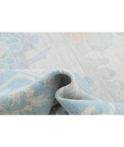 Oushak 10'3'' X 14'2'' Hand-Knotted Wool Rug 10'3'' x 14'2'' (308 X 425) / Grey / Blue