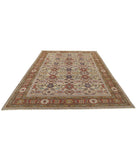 Oushak 8'0'' X 11'0'' Hand-Knotted Wool Rug 8'0'' x 11'0'' (240 X 330) / Ivory / Rust