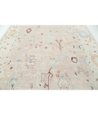 Hand Knotted Oushak Wool Rug 9' 3" X 11' 9" 9' 3" X 11' 9" (282 X 358) / Taupe / Ivory