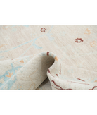Hand Knotted Oushak Wool Rug 9' 3" X 11' 9" 9' 3" X 11' 9" (282 X 358) / Taupe / Ivory
