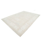 Oushak 8' 11" X 12' 4" Hand-Knotted Wool Rug 8' 11" X 12' 4" (272 X 376) / Grey / Ivory