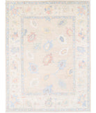 Oushak 9' 2" X 12' 2" Hand-Knotted Wool Rug 9' 2" X 12' 2" (279 X 371) / Taupe / Ivory