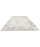 Oushak 10' 0" X 13' 7" Hand-Knotted Wool Rug 10' 0" X 13' 7" (305 X 414) / Silver / Grey