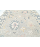 Oushak 10' 0" X 13' 7" Hand-Knotted Wool Rug 10' 0" X 13' 7" (305 X 414) / Silver / Grey