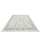 Oushak 7' 11" X 10' 0" Hand-Knotted Wool Rug 7' 11" X 10' 0" (241 X 305) / Silver / Grey