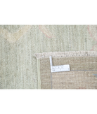 Oushak 8' 2" X 9' 9" Hand-Knotted Wool Rug 8' 2" X 9' 9" (249 X 297) / Green / Taupe