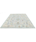 Oushak 8' 3" X 9' 10" Hand-Knotted Wool Rug 8' 3" X 9' 10" (251 X 300) / Blue / Ivory