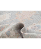 Oushak 10' 0" X 13' 10" Hand-Knotted Wool Rug 10' 0" X 13' 10" (305 X 422) / Grey / Green