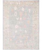 Oushak 10' 0" X 13' 10" Hand-Knotted Wool Rug 10' 0" X 13' 10" (305 X 422) / Grey / Green