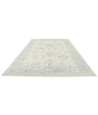 Oushak 9' 0" X 11' 10" Hand-Knotted Wool Rug 9' 0" X 11' 10" (274 X 361) / Taupe / Green