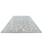 Oushak 8' 9" X 11' 9" Hand-Knotted Wool Rug 8' 9" X 11' 9" (267 X 358) / Grey / Pink