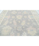 Oushak 10' 6" X 13' 8" Hand-Knotted Wool Rug 10' 6" X 13' 8" (320 X 417) / Grey / Green