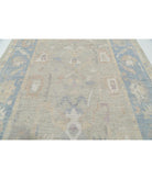 Oushak 8' 0" X 9' 10" Hand-Knotted Wool Rug 8' 0" X 9' 10" (244 X 300) / Green / Blue