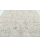 Oushak 9' 1" X 11' 10" Hand-Knotted Wool Rug 9' 1" X 11' 10" (277 X 361) / Silver / Grey