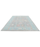 Oushak 9' 1" X 11' 9" Hand-Knotted Wool Rug 9' 1" X 11' 9" (277 X 358) / Grey / Green