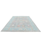 Oushak 9' 1" X 11' 9" Hand-Knotted Wool Rug 9' 1" X 11' 9" (277 X 358) / Grey / Green