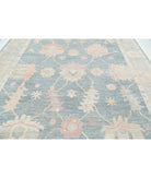 Oushak 10' 0" X 13' 7" Hand-Knotted Wool Rug 10' 0" X 13' 7" (305 X 414) / Grey / Green