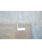 Oushak 12' 2" X 14' 9" Hand-Knotted Wool Rug 12' 2" X 14' 9" (371 X 450) / Blue / Grey