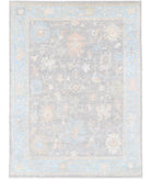 Oushak 10' 1" X 13' 11" Hand-Knotted Wool Rug 10' 1" X 13' 11" (307 X 424) / Grey / Green