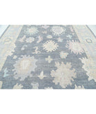 Oushak 10' 2" X 13' 10" Hand-Knotted Wool Rug 10' 2" X 13' 10" (310 X 422) / Grey / Silver