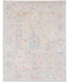 Oushak 8' 11" X 11' 9" Hand-Knotted Wool Rug 8' 11" X 11' 9" (272 X 358) / Taupe / Tan