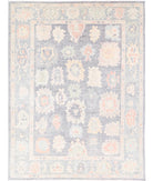 Oushak 10' 2" X 13' 6" Hand-Knotted Wool Rug 10' 2" X 13' 6" (310 X 411) / Grey / Green