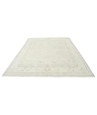 Oushak 7' 11" X 9' 3" Hand-Knotted Wool Rug 7' 11" X 9' 3" (241 X 282) / Taupe / Ivory