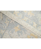 Oushak 6' 2" X 8' 9" Hand-Knotted Wool Rug 6' 2" X 8' 9" (188 X 267) / Ivory / Grey