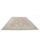 Oushak 9' 2" X 12' 10" Hand-Knotted Wool Rug 9' 2" X 12' 10" (279 X 391) / Taupe / Ivory