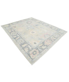 Oushak 8' 5" X 9' 11" Hand-Knotted Wool Rug 8' 5" X 9' 11" (257 X 302) / Silver / Grey