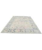 Oushak 8' 5" X 9' 11" Hand-Knotted Wool Rug 8' 5" X 9' 11" (257 X 302) / Silver / Grey