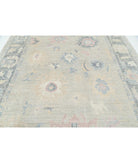 Oushak 8' 5" X 9' 11" Hand-Knotted Wool Rug 8' 5" X 9' 11" (257 X 302) / Silver / Grey