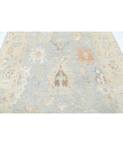 Oushak 6' 4" X 8' 2" Hand-Knotted Wool Rug 6' 4" X 8' 2" (193 X 249) / Blue / Ivory