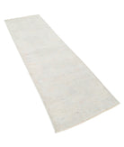 Oushak 2' 6" X 8' 0" Hand-Knotted Wool Rug 2' 6" X 8' 0" (76 X 244) / Ivory / Taupe