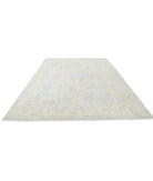 Oushak 9' 0" X 11' 9" Hand-Knotted Wool Rug 9' 0" X 11' 9" (274 X 358) / Silver / Taupe