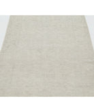 Oushak 3' 0" X 9' 8" Hand-Knotted Wool Rug 3' 0" X 9' 8" (91 X 295) / Ivory / Grey