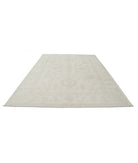 Oushak 8' 9" X 11' 8" Hand-Knotted Wool Rug 8' 9" X 11' 8" (267 X 356) / Ivory / Taupe