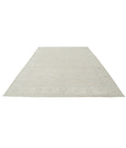 Oushak 8' 10" X 11' 8" Hand-Knotted Wool Rug 8' 10" X 11' 8" (269 X 356) / Silver / Ivory