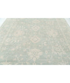 Oushak 9' 5" X 13' 2" Hand-Knotted Wool Rug 9' 5" X 13' 2" (287 X 401) / Green / Green