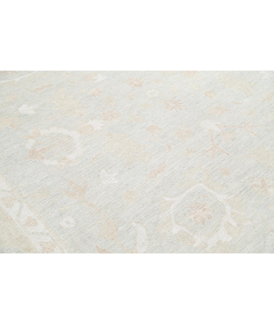 Oushak 10' 3" X 14' 5" Hand-Knotted Wool Rug 10' 3" X 14' 5" (312 X 439) / Grey / Ivory