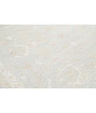 Oushak 10' 3" X 14' 5" Hand-Knotted Wool Rug 10' 3" X 14' 5" (312 X 439) / Grey / Ivory