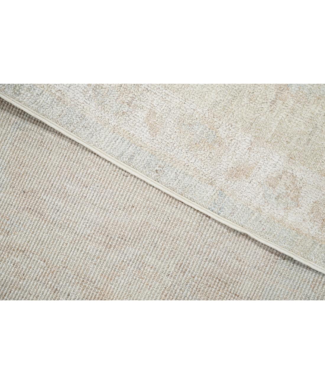 Oushak 10' 3" X 14' 5" Hand-Knotted Wool Rug 10' 3" X 14' 5" (312 X 439) / Grey / Ivory