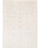 Oushak 8' 10" X 11' 9" Hand-Knotted Wool Rug 8' 10" X 11' 9" (269 X 358) / Taupe / Ivory