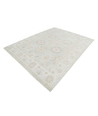 Oushak 7' 10" X 10' 0" Hand-Knotted Wool Rug 7' 10" X 10' 0" (239 X 305) / Grey / Ivory