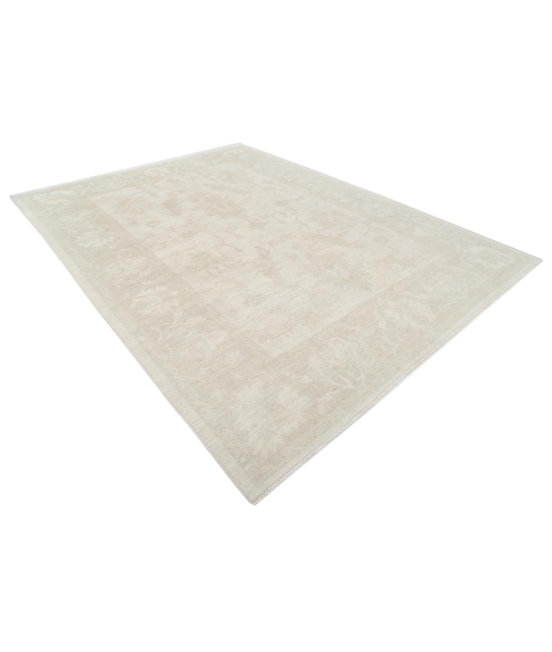 Oushak 8' 9" X 11' 9" Hand-Knotted Wool Rug 8' 9" X 11' 9" (267 X 358) / Ivory / Taupe